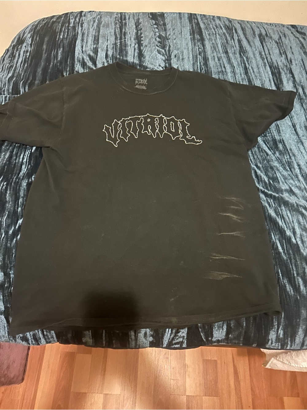 Zumiez Black Tee with White VETRIOL Graphic